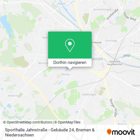 Sporthalle Jahnstraße - Gebäude 24 Karte