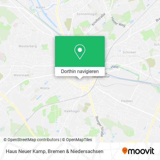Haus Neuer Kamp Karte