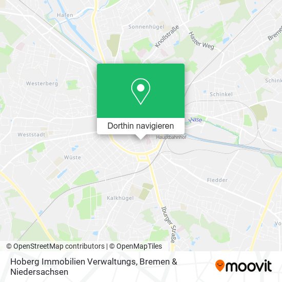 Hoberg Immobilien Verwaltungs Karte