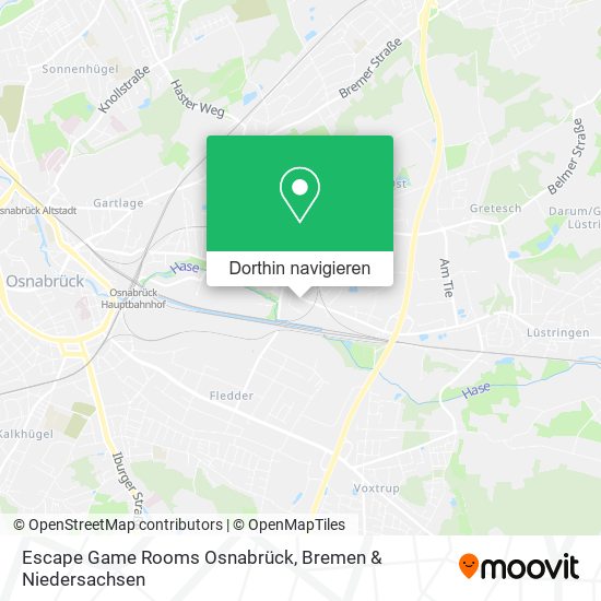 Escape Game Rooms Osnabrück Karte