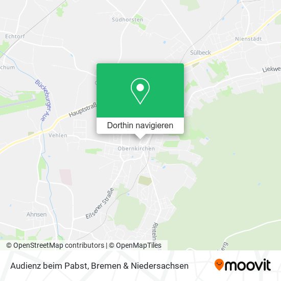Audienz beim Pabst Karte
