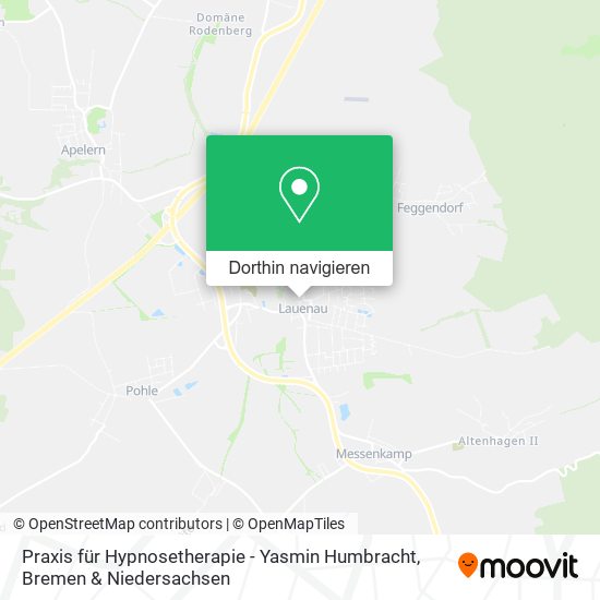 Praxis für Hypnosetherapie - Yasmin Humbracht Karte