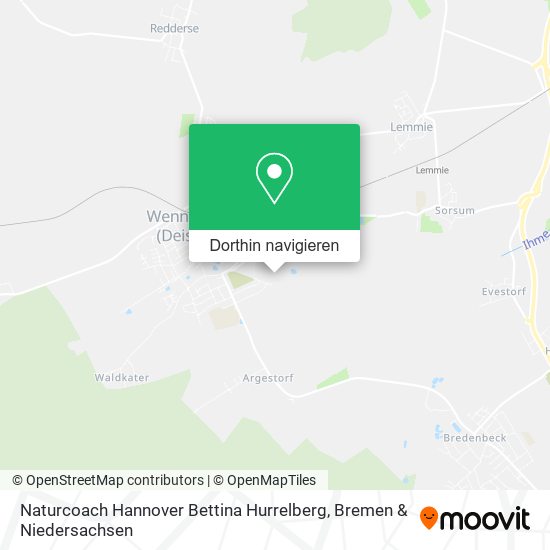 Naturcoach Hannover Bettina Hurrelberg Karte