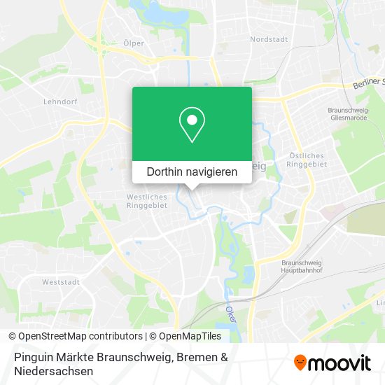 Pinguin Märkte Braunschweig Karte