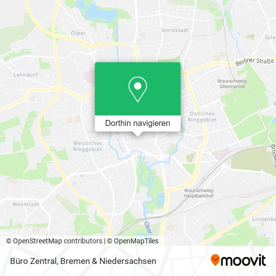 Büro Zentral Karte