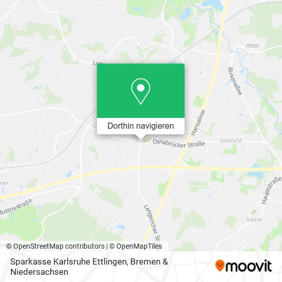 Sparkasse Karlsruhe Ettlingen Karte
