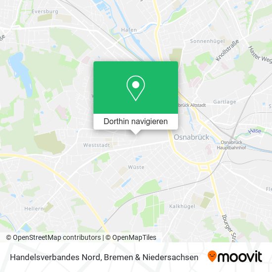 Handelsverbandes Nord Karte