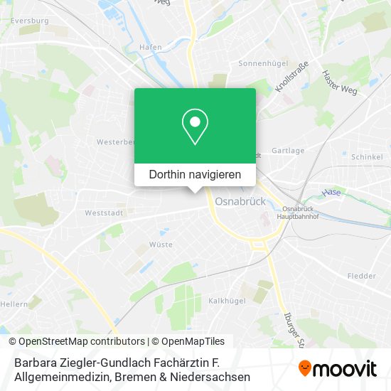 Barbara Ziegler-Gundlach Fachärztin F. Allgemeinmedizin Karte