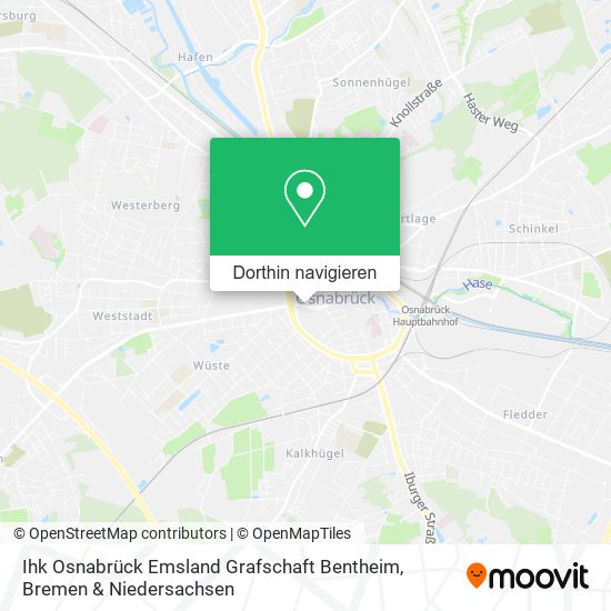 Ihk Osnabrück Emsland Grafschaft Bentheim Karte