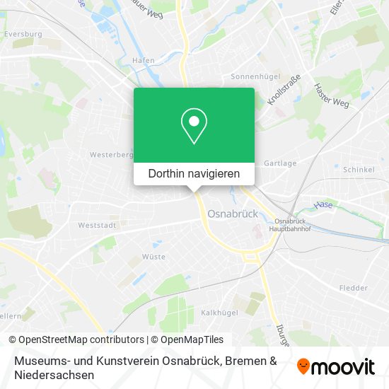 Museums- und Kunstverein Osnabrück Karte
