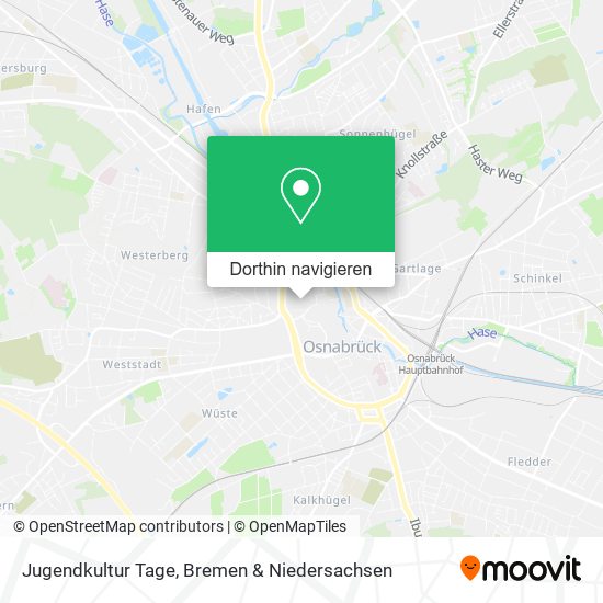 Jugendkultur Tage Karte