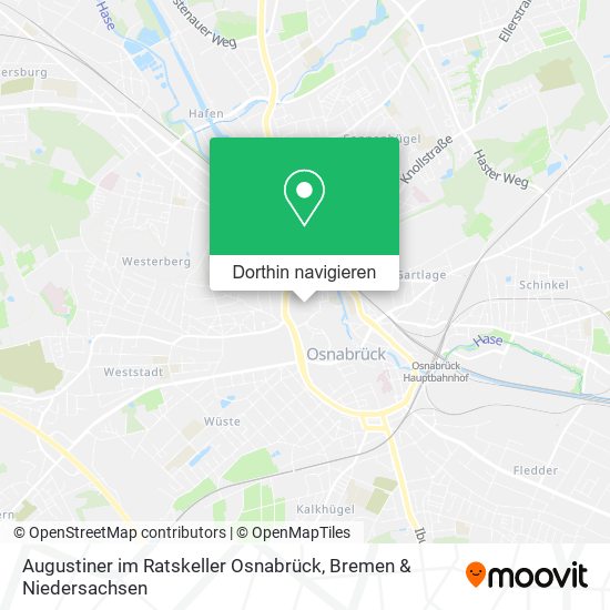 Augustiner im Ratskeller Osnabrück Karte