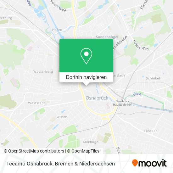 Teeamo Osnabrück Karte