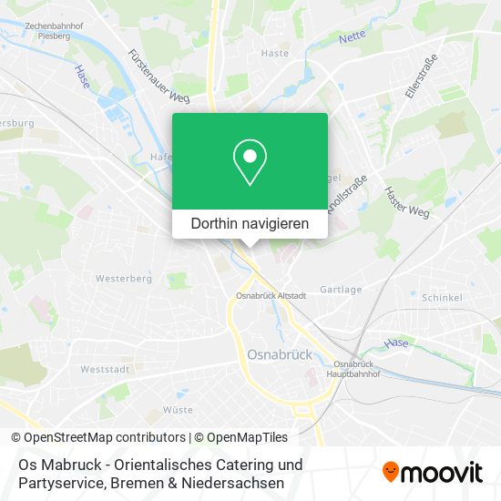 Os Mabruck - Orientalisches Catering und Partyservice Karte