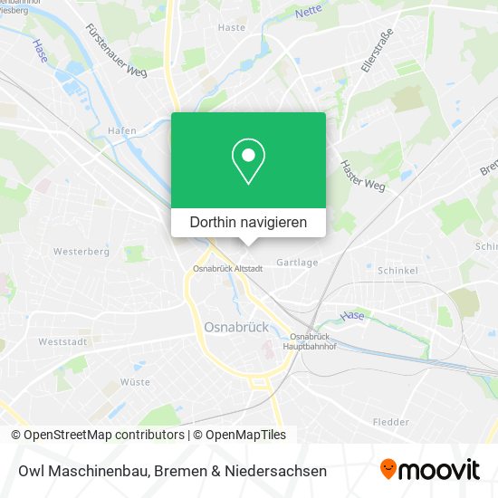 Owl Maschinenbau Karte