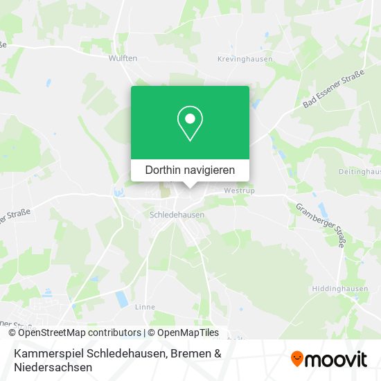 Kammerspiel Schledehausen Karte