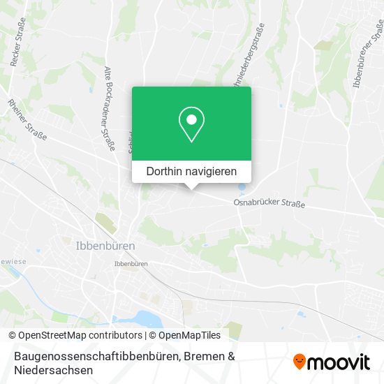 Baugenossenschaftibbenbüren Karte