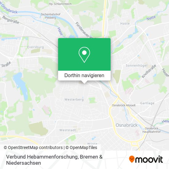 Verbund Hebammenforschung Karte