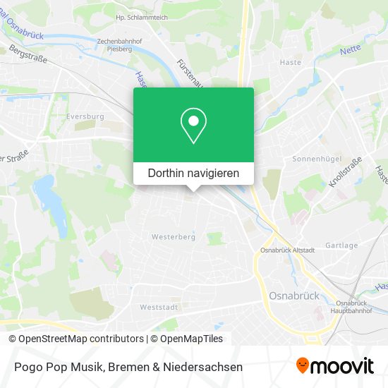 Pogo Pop Musik Karte