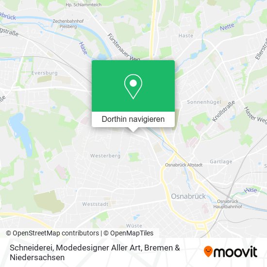 Schneiderei, Modedesigner Aller Art Karte