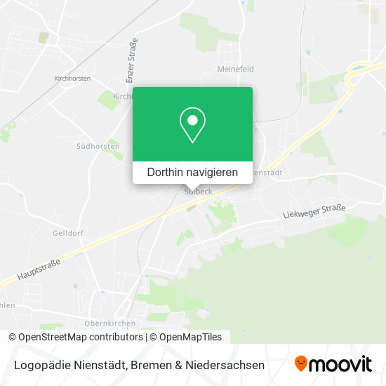 Logopädie Nienstädt Karte