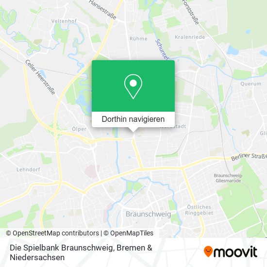 Die Spielbank Braunschweig Karte