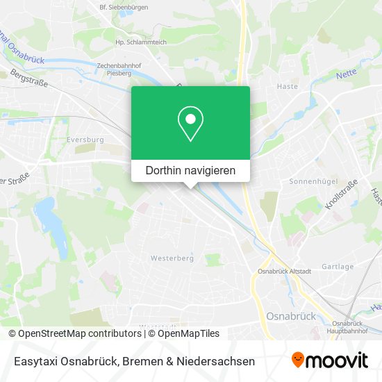Easytaxi Osnabrück Karte