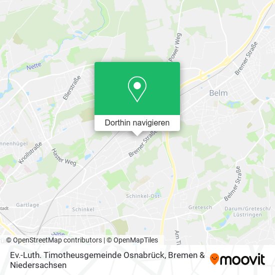 Ev.-Luth. Timotheusgemeinde Osnabrück Karte
