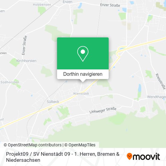 Projekt09 / SV Nienstädt 09 - 1. Herren Karte