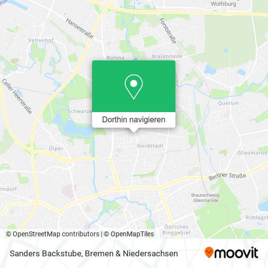 Sanders Backstube Karte