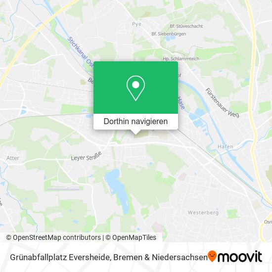 Grünabfallplatz Eversheide Karte