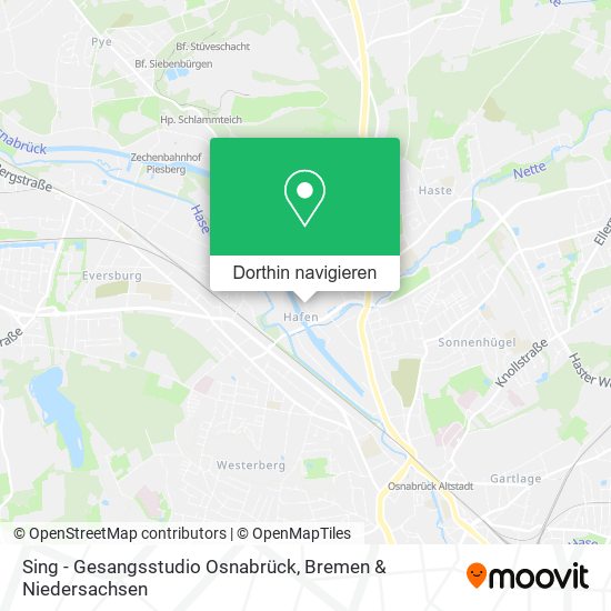 Sing - Gesangsstudio Osnabrück Karte