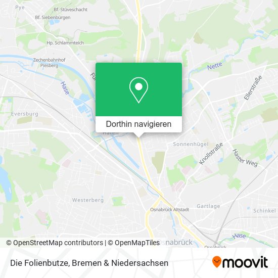 Die Folienbutze Karte