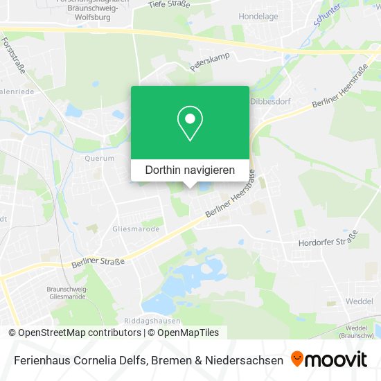 Ferienhaus Cornelia Delfs Karte