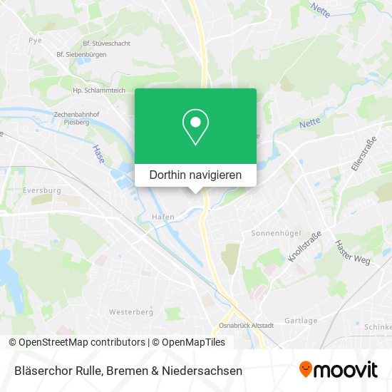 Bläserchor Rulle Karte