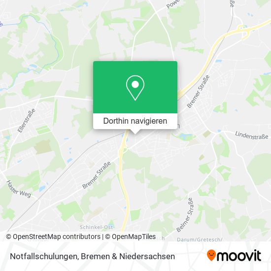 Notfallschulungen Karte