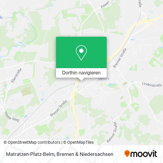 Matratzen-Platz-Belm Karte
