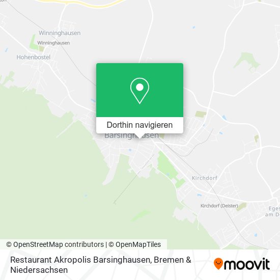 Restaurant Akropolis Barsinghausen Karte