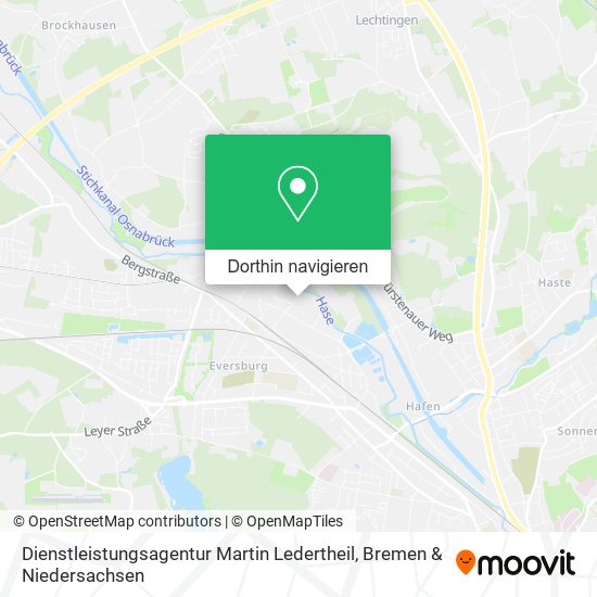 Dienstleistungsagentur Martin Ledertheil Karte