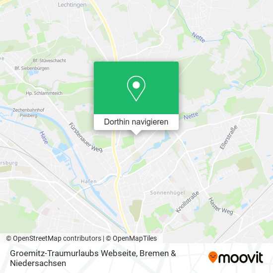 Groemitz-Traumurlaubs Webseite Karte