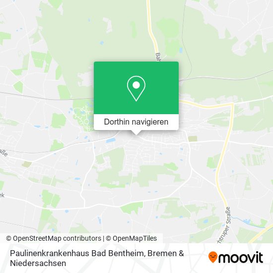 Paulinenkrankenhaus Bad Bentheim Karte