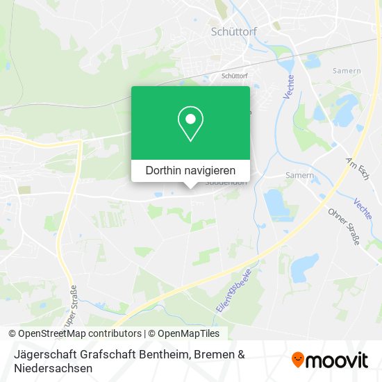 Jägerschaft Grafschaft Bentheim Karte