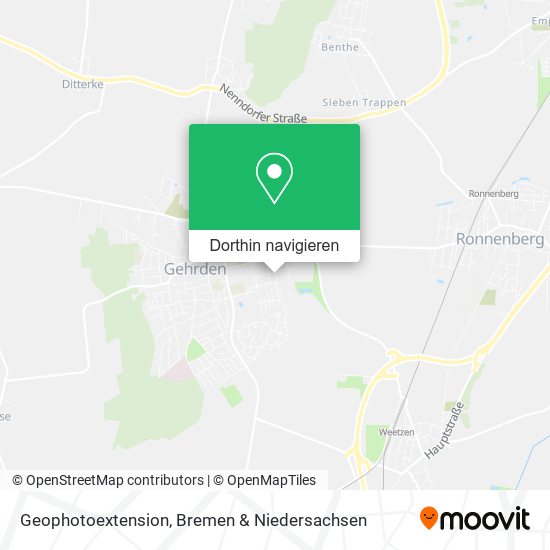 Geophotoextension Karte