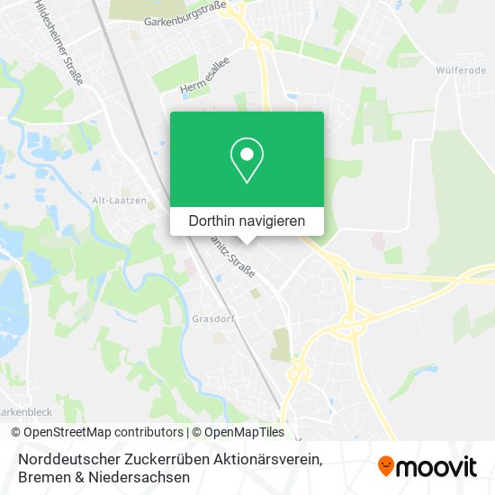 Norddeutscher Zuckerrüben Aktionärsverein Karte