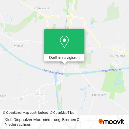 Klub Diepholzer Moorniederung Karte