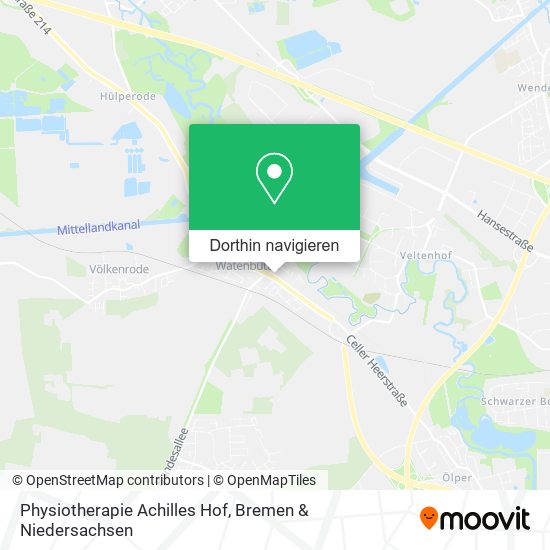 Physiotherapie Achilles Hof Karte