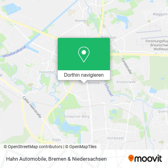 Hahn Automobile Karte