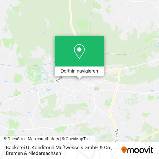 Bäckerei U. Konditorei Mußwessels GmbH & Co. Karte