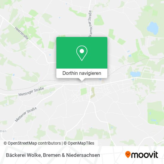 Bäckerei Wolke Karte