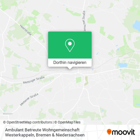 Ambulant Betreute Wohngemeinschaft Westerkappeln Karte